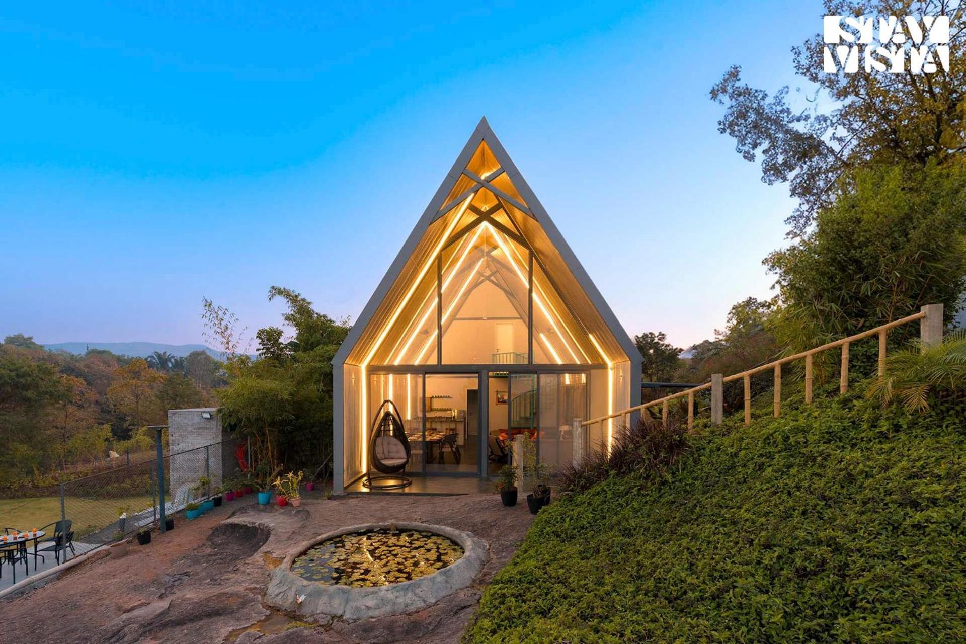 Stayvista'S Celeste Villa - Hill-View Retreat With Infinity Pool Нашик Екстериор снимка